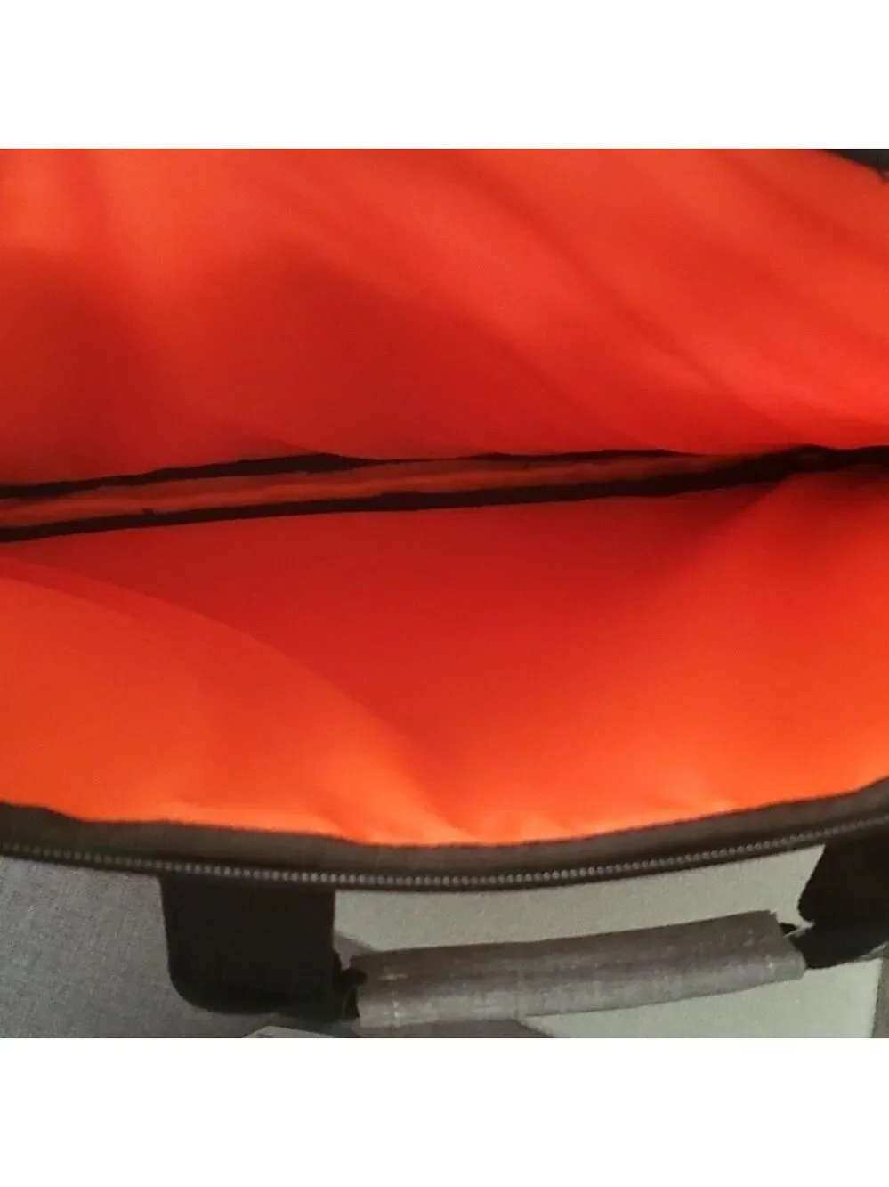 Targus Gray and Black Laptop Bag with Orange Accents‎ Case